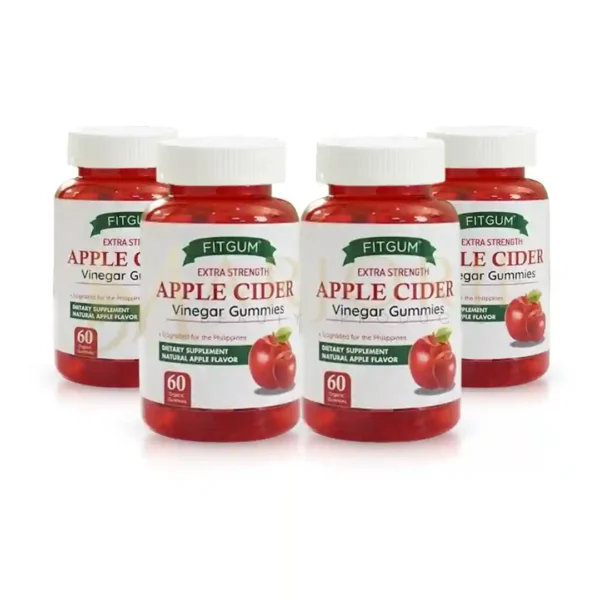 FitGum Apple Cider Gummies-60 Gummies - Image 2