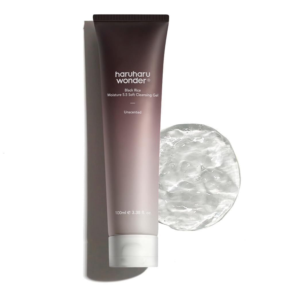 HARUHARU Wonder Black Rice Moisture 5.5 Soft Cleansing Gel-100ml