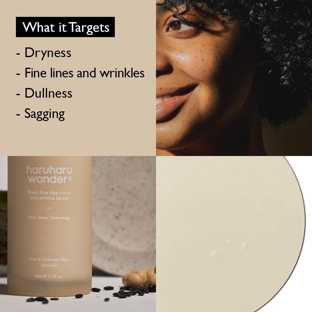 Haruharu Wonder Black Rice Hyaluronic Anti-Wrinkle Serum-50ml - Image 3