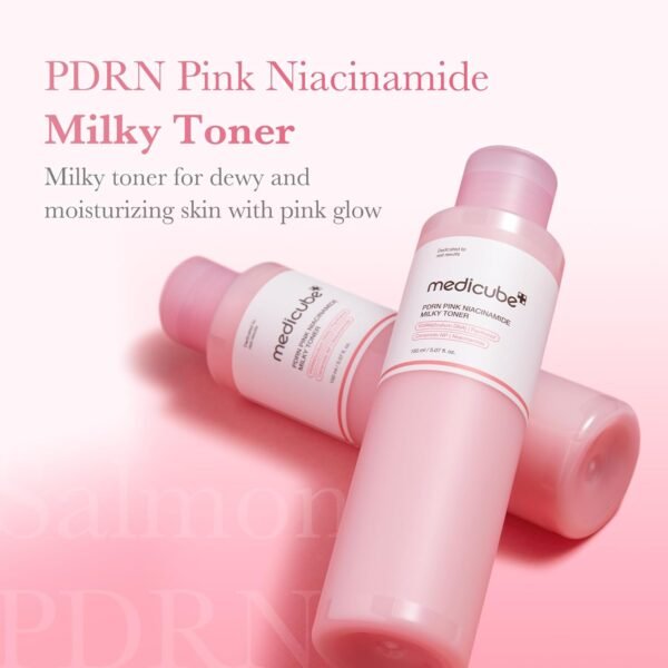 Medicube PDRN Pink Niacinamide Milky Toner (150ml) - Image 3
