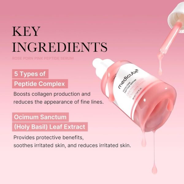 Medicube PDRN Pink Peptide Serum-(30ml) - Image 4