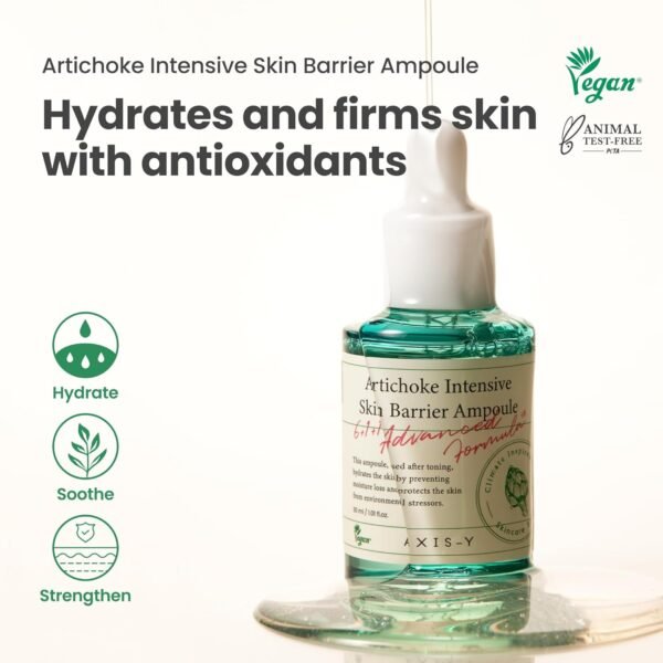 Axis-Y Artichoke Intensive Skin Barrier Ampoule (30ml) - Image 8