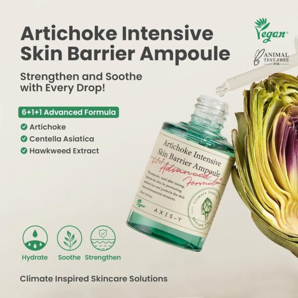 Axis-Y Artichoke Intensive Skin Barrier Ampoule (30ml) - Image 4