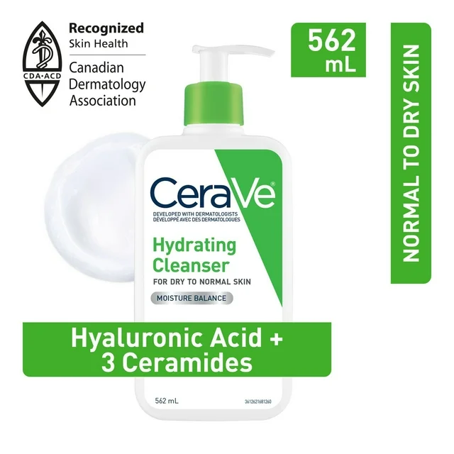 Cerave Hydrating Cleanser (562ml)