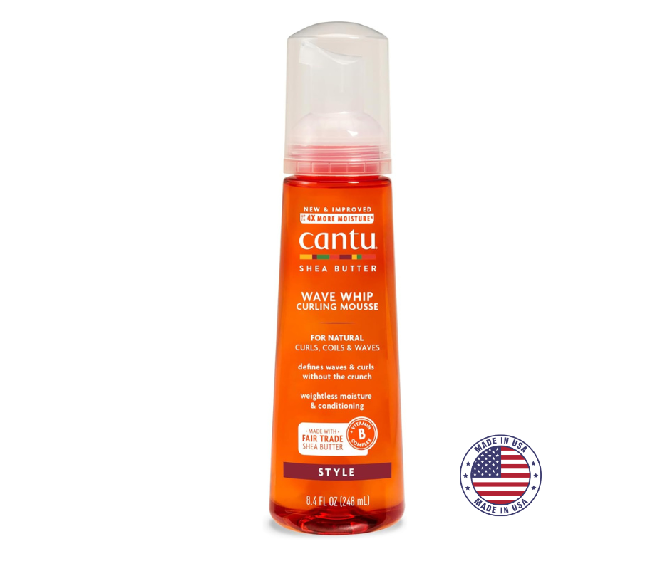 Cantu Shea Butter Wave Whip Curling Mousse (248ml)