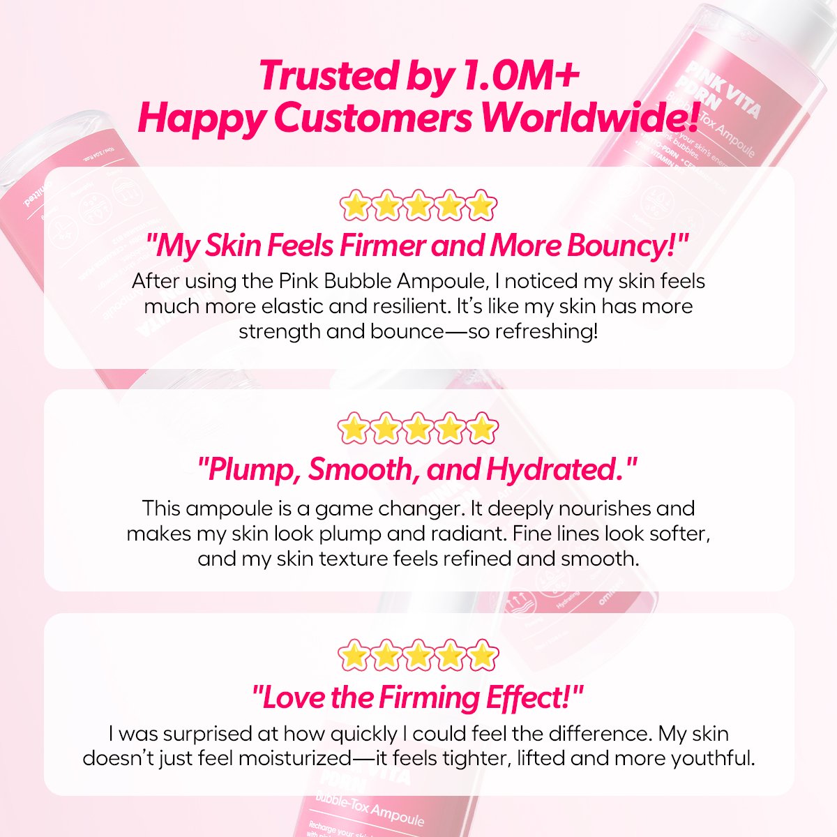 Omitted Pink Vita PDRN Bubble-tox Ampoule (90ml) - Image 11