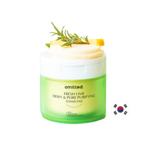 Omitted Fresh Lime Dewy & Pore Purifying Toner Pad (160ml),70Pads