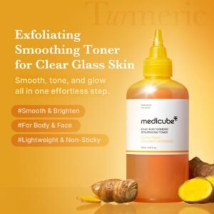 Medicube Kojic Acid Turmeric Smoothing Toner-(250ml)