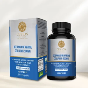 Ceylon Science OceanGlow Marine Collagen 500mg (60 Veg Capsules)