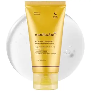 Medicube Kojic Acid Turmeric Overnight Wrapping Peel Off Mask-(75ml)