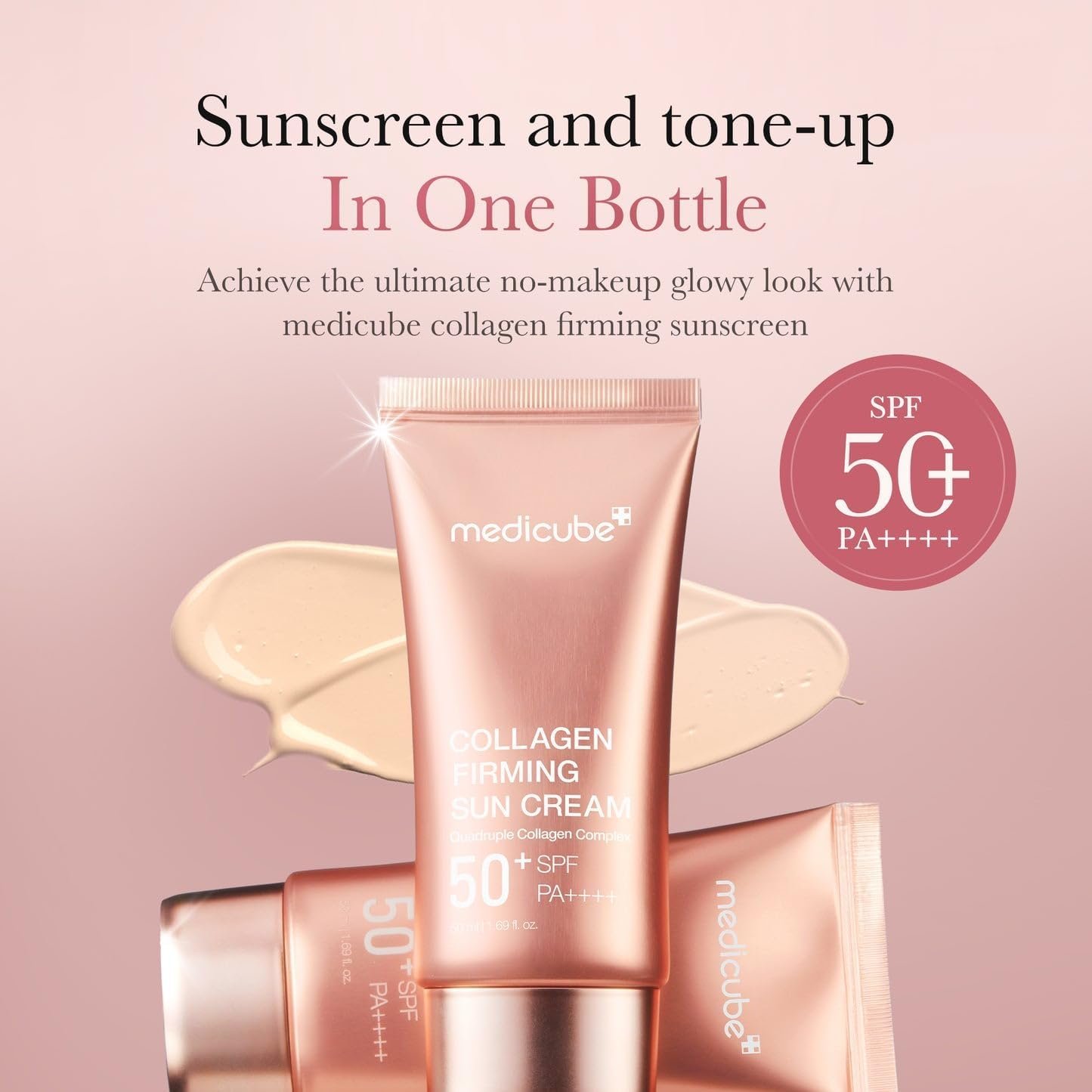 Medicube Collagen Firming Sun Cream, SPF50+ (50ml) - Image 2