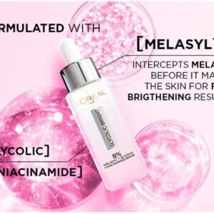 L’Oréal Paris Melasyl Glycolic Acid and Anti Dark Spot Face Serum-(30ml)