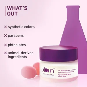 Plum 1% Resveratrol & Vitamin C Youthful Glow Moisturizer-50g