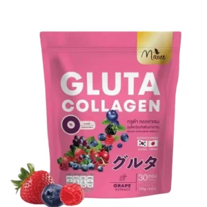 Manee Gluta Collagen Plus Grape Extract Supplement – 30pcs(Ex-10/2026)