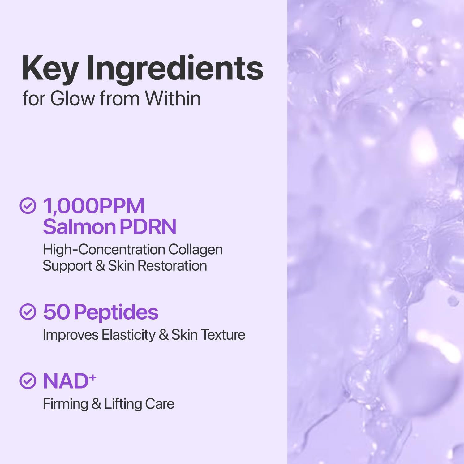Numbuzin No.9 NAD+ Salmon PDRN Glow Boosting Toner-150ml - Image 4