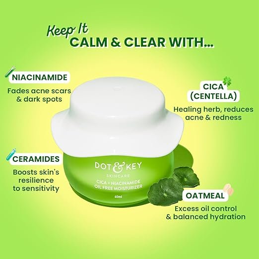 DOT & KEY Niacinamide + CICA Oil-Free Moisturizer-60ml - Image 2