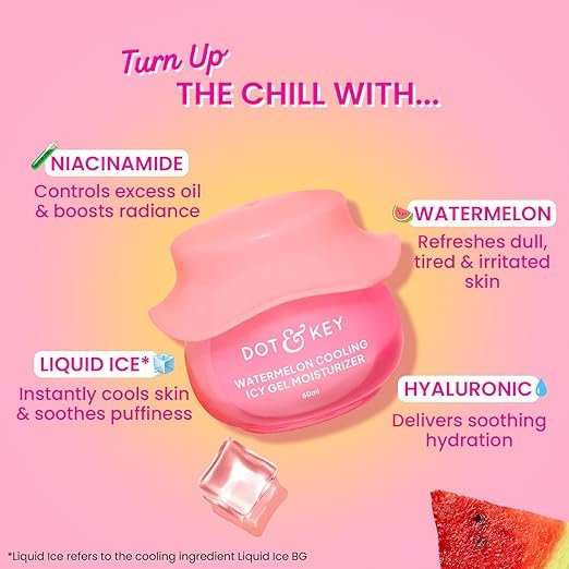 Dot & Key Watermelon Cooling Icy Gel Moisturizer-60ml - Image 2