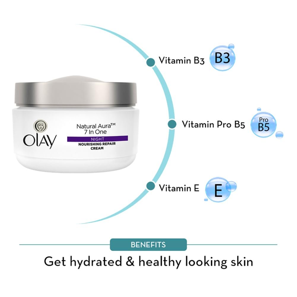 Olay Natural Aura Night Cream-50g - Image 2