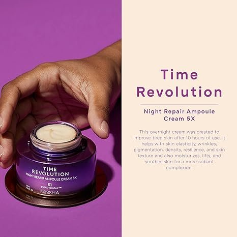 MISSHA Time Revolution Night Repair Ampoule Cream-50ml - Image 2