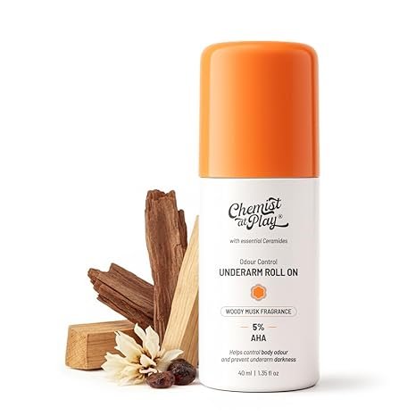 Chemist at Play UnderArm Roll-On with 5% AHA (40ml) - Image 3