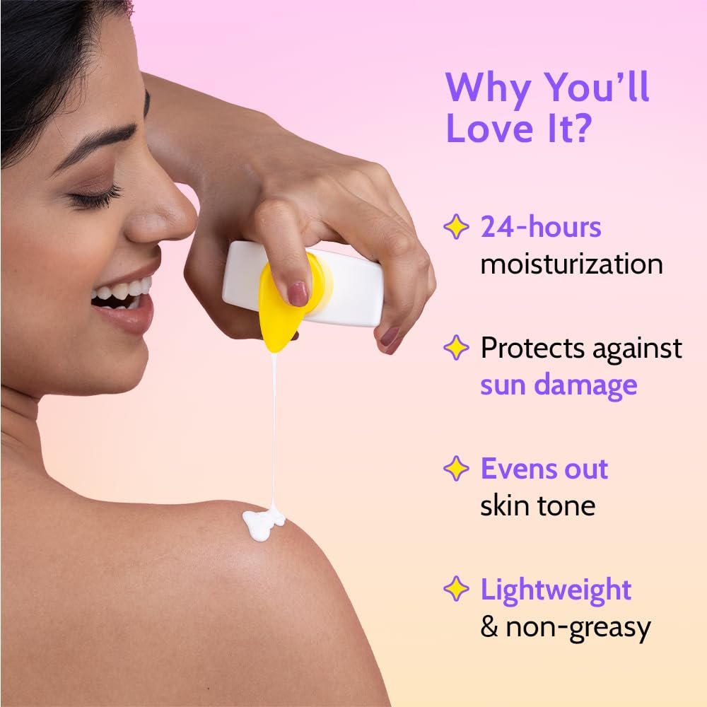 Chemist At Play Bright Boost SPF Body Lotion | With 5% Niacinamide & SPF 50+(236ml) - Image 4