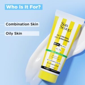 Sunscoop Oil-Control Gel Sunscreen | SPF 50+ (45g)