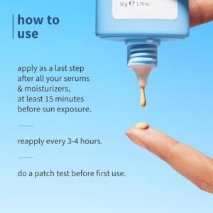 Plum Rice Water & 3% Niacinamide Sheer-Tinted Sunscreen SPF 50-50g