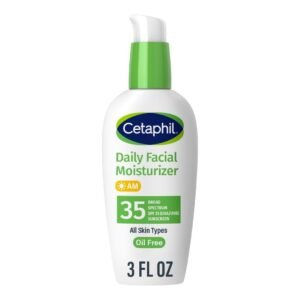 Cetaphil Face Moisturizer, Daily Oil Free Facial Moisturizer with SPF 35-88ml