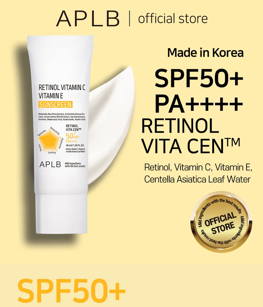 APLB - Retinol Vitamin C Vitamin E Sunscreen-40ml - Image 2