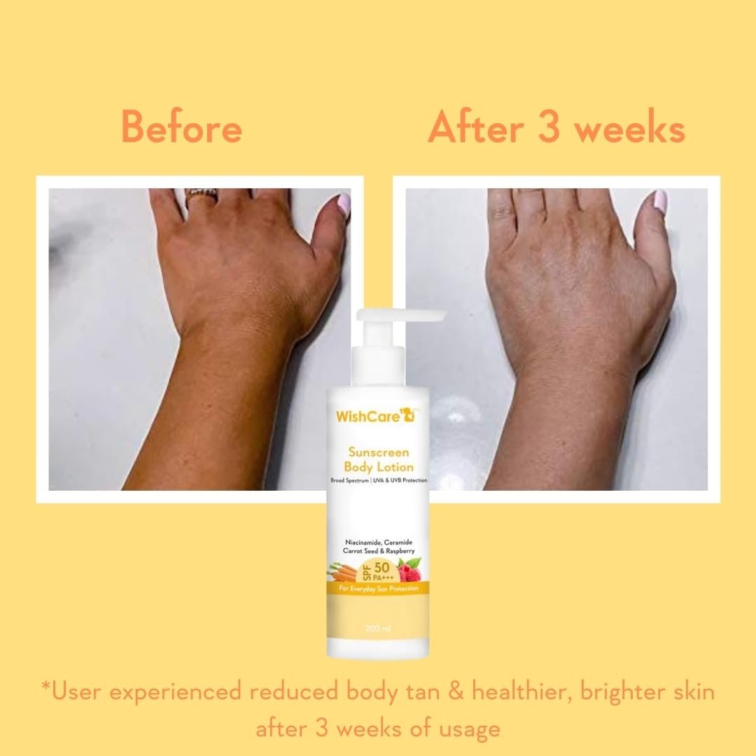 WishCare Sunscreen Body Lotion with SPF 50-200ml - Image 4