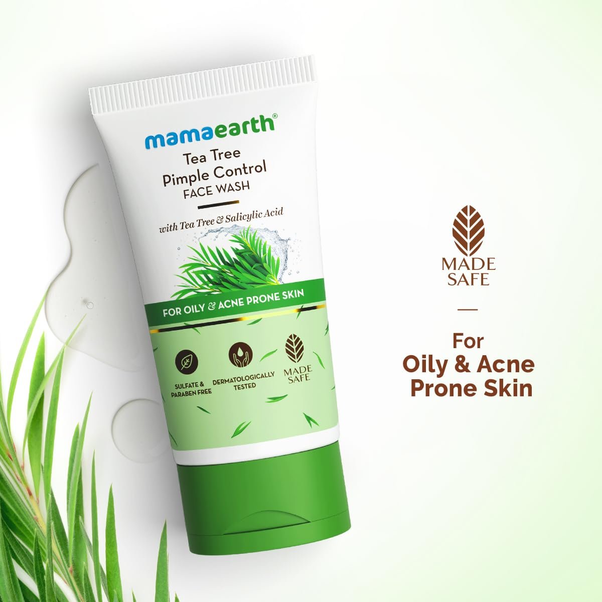 Mamaearth Tea Tree Pimple Control Face Wash-100ml - Image 3