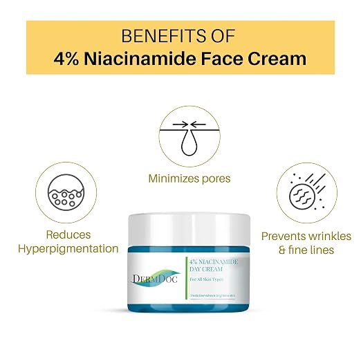 DermDoc 4% Niacinamide Face Cream-50g - Image 4