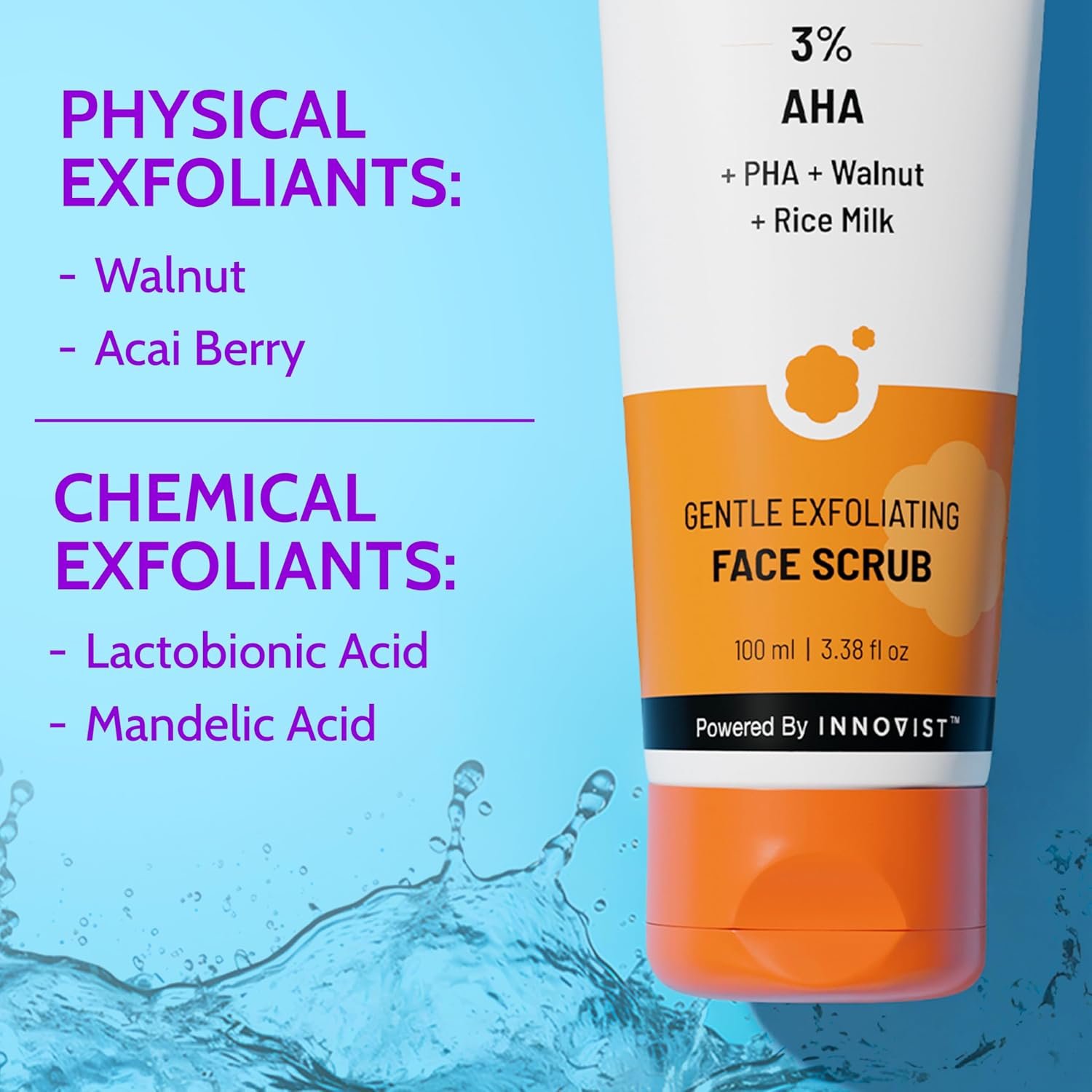 Chemist At Play Exfoliating Face Scrub-100ml - Image 4